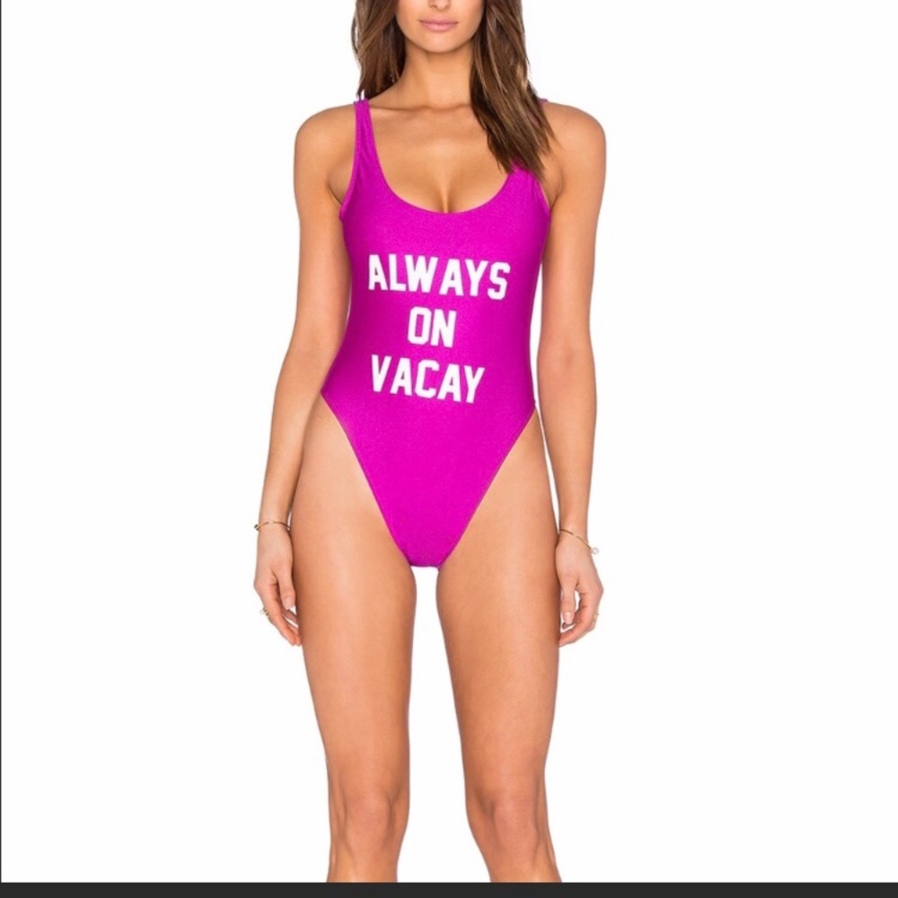 Always on vacay one piece swimsuit